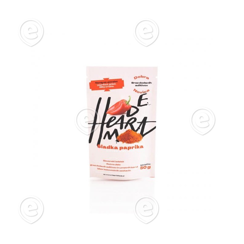 Kuivatatud ja suitsutatud magus punane paprika 50g