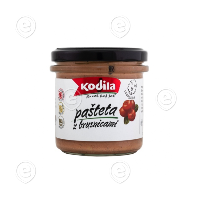 jõhvikatega pasteet