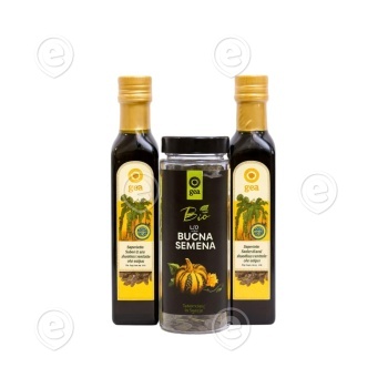 Kõrvitsaseemneõli 2 pudelit + KINGITUS 