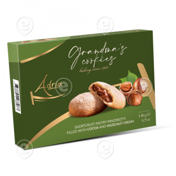 Adria kakao- ja sarapuupähklikreemiga Panzerotti 140g                                                                        