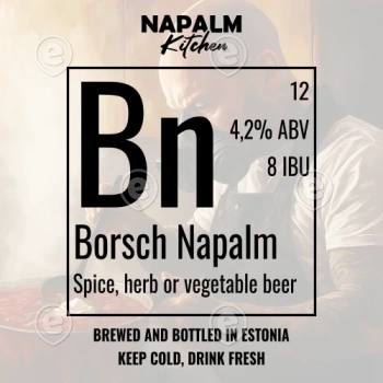 Õlu "Borsch Napalm" 4,2% 330ml purk