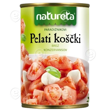 Tükeldatud tomatid tomatimahlas 400g                                                                                                                                                 