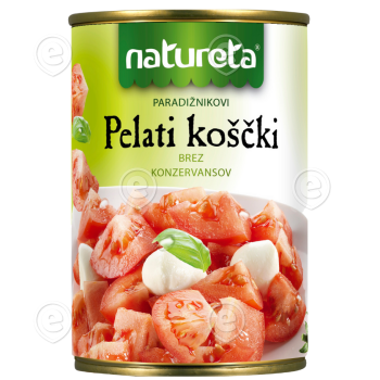 Tükeldatud tomatid tomatimahlas 400g                                                                                                                                                 