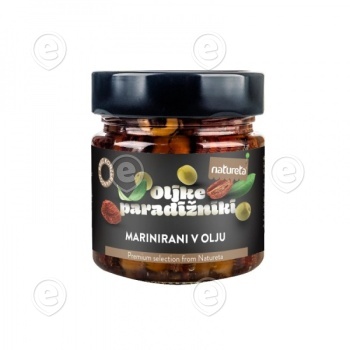 Oliivid ja päikesekuivatatud tomatid 220g                                                                                                                      
