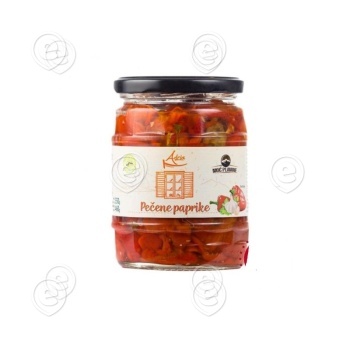 Röstitud paprikad küüslauguga 550g 