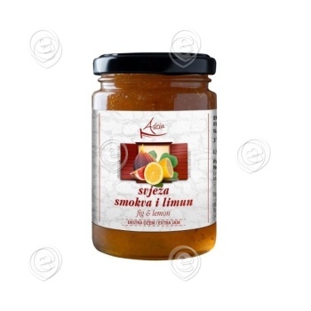 Värskete viigimarjade- ja sidrunimoos 240g